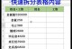 电脑表格基本操作教程（掌握电脑表格基本操作，从零开始轻松上手）